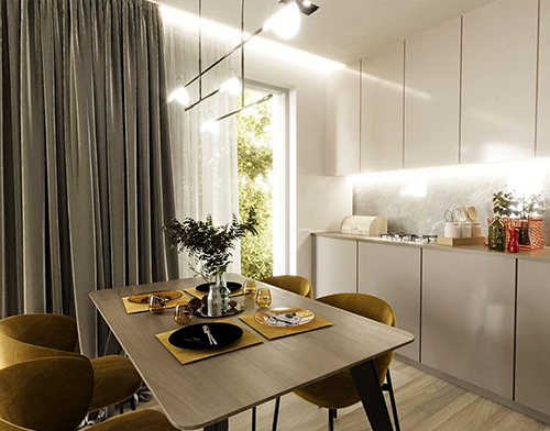 Obraz wizualizacji apartamentu